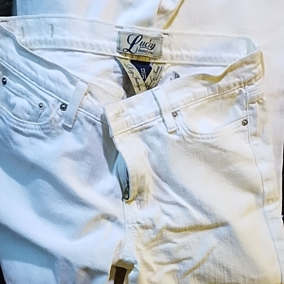 Lucky Brand White Jeans - Picture 1 of 6